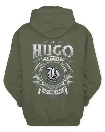 HUGO AP81-K4-626 - Personalized Ahmed Quote Apparel “If Ahmed Can't Fix It, No One Can” - Unisex Hoodie - Military Green