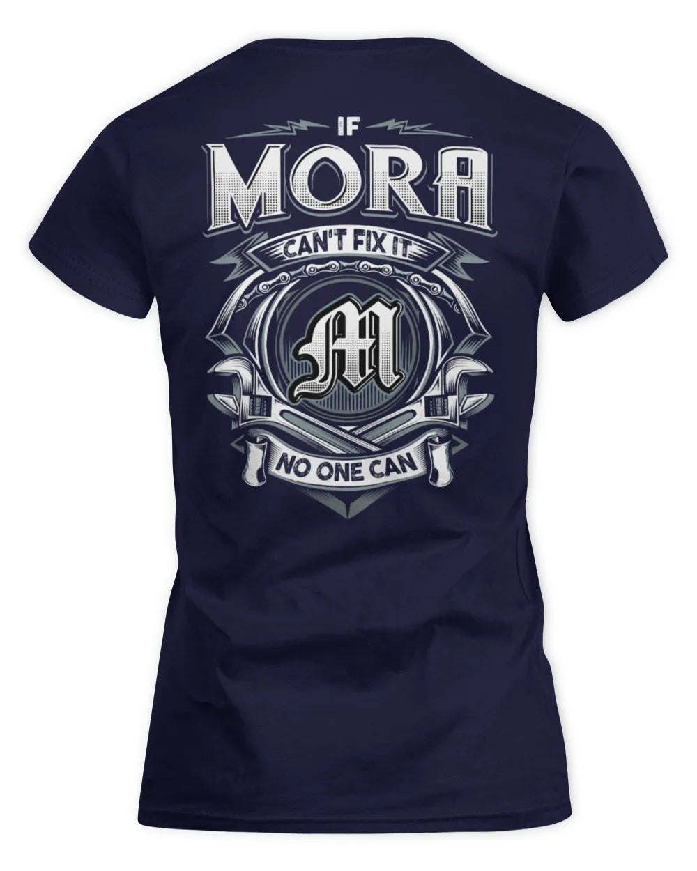 MORA AP81-K4-626 - Personalized Ahmed Quote Apparel “If Ahmed Can't Fix It, No One Can” - Women's Standard T-Shirt - Navy
