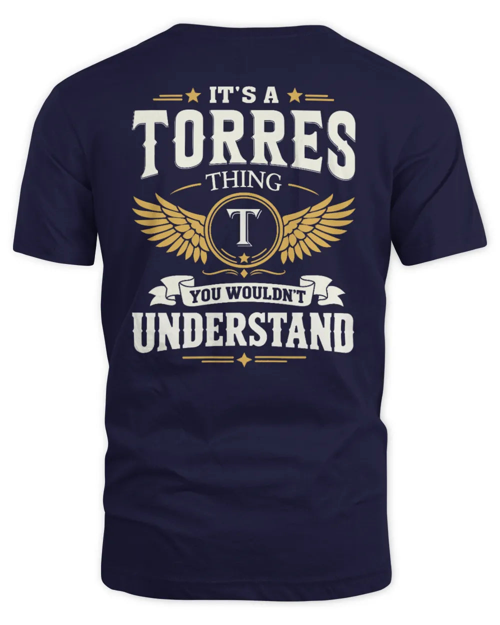TORRES KT06-M008 It’s a [NAME] Thing – You Wouldn’t Understand | Personalized Vintage T-Shirt - Unisex Standard T-Shirt - Navy