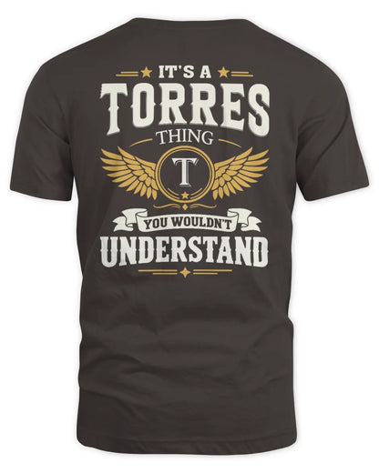 TORRES KT06-M008 It’s a [NAME] Thing – You Wouldn’t Understand | Personalized Vintage T-Shirt - Unisex Standard T-Shirt - Dark Chocolate