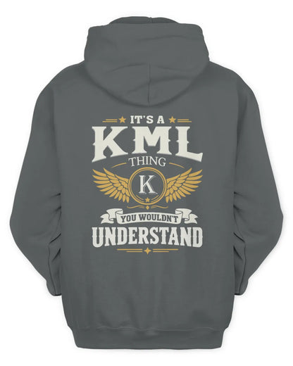 KML KT06-M008 It’s a [NAME] Thing – You Wouldn’t Understand | Personalized Vintage T-Shirt - Unisex Hoodie - Charcoal