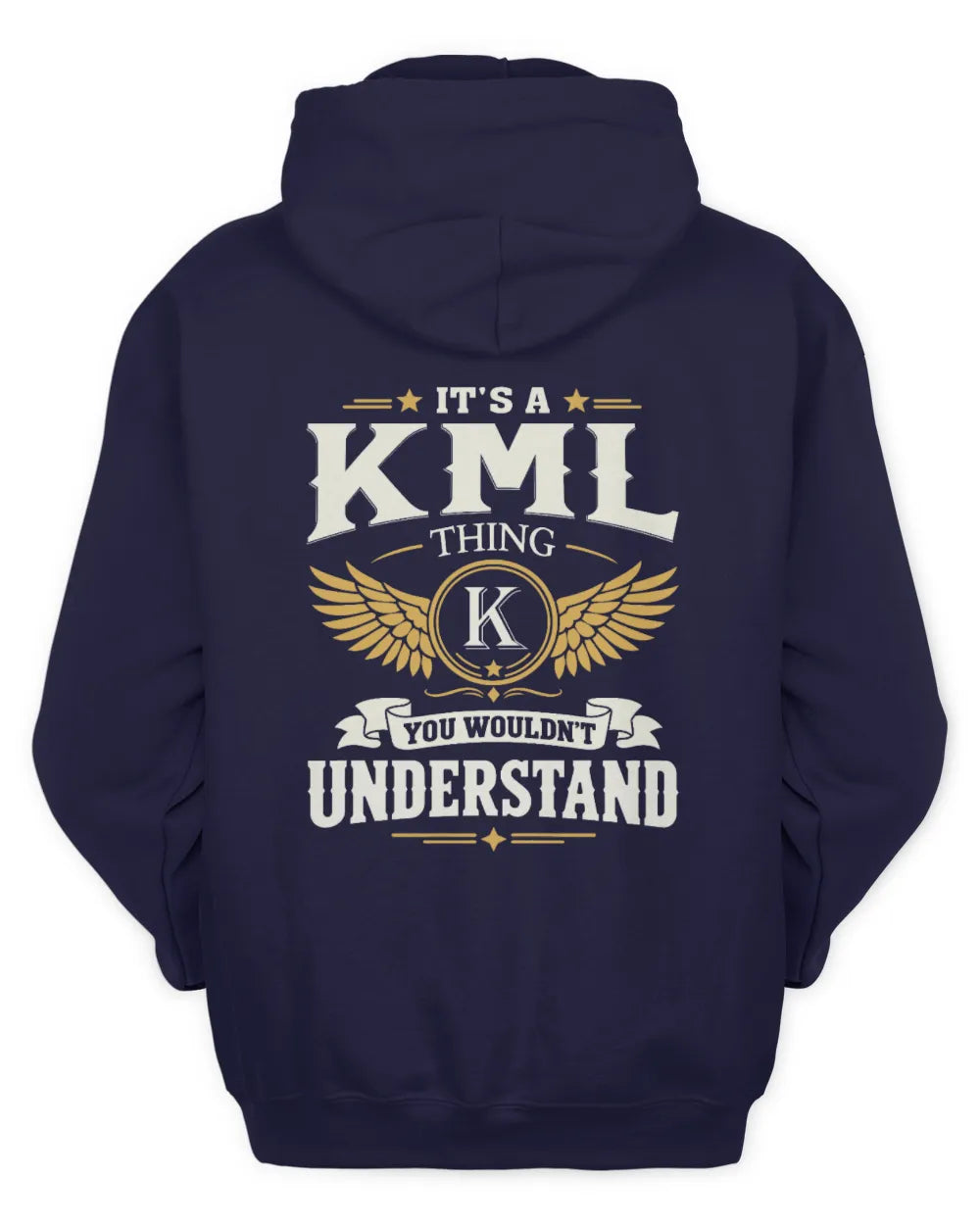 KML KT06-M008 It’s a [NAME] Thing – You Wouldn’t Understand | Personalized Vintage T-Shirt - Unisex Hoodie - Navy