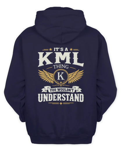 KML KT06-M008 It’s a [NAME] Thing – You Wouldn’t Understand | Personalized Vintage T-Shirt - Unisex Hoodie - Navy