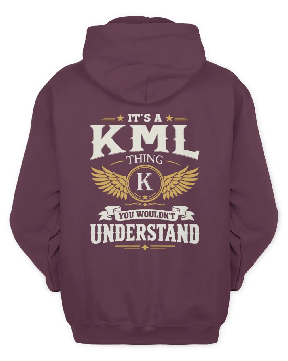 KML KT06-M008 It’s a [NAME] Thing – You Wouldn’t Understand | Personalized Vintage T-Shirt - Unisex Hoodie - Maroon