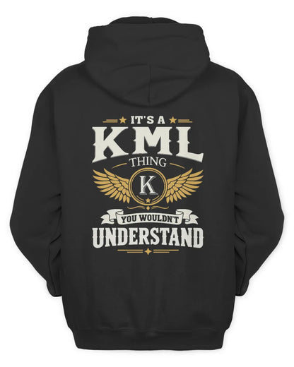 KML KT06-M008 It’s a [NAME] Thing – You Wouldn’t Understand | Personalized Vintage T-Shirt - Unisex Hoodie - Black