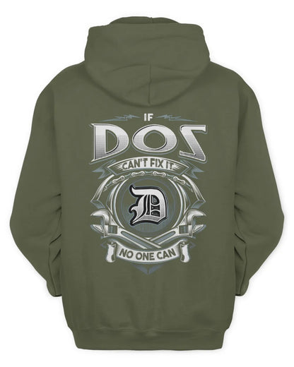 DOS AP81-K4-626 - Personalized Ahmed Quote Apparel “If Ahmed Can't Fix It, No One Can” - Unisex Hoodie - Military Green