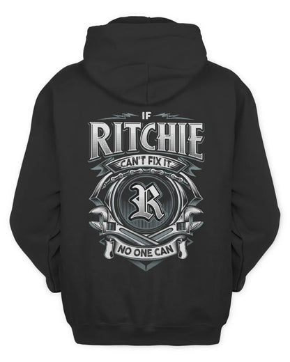 RITCHIE AP81-K4-626 - Personalized Ahmed Quote Apparel “If Ahmed Can't Fix It, No One Can” - Unisex Hoodie - Black