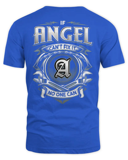 ANGEL AP81-K4-626 - Personalized Ahmed Quote Apparel “If Ahmed Can't Fix It, No One Can” - Unisex Standard T-Shirt - Royal