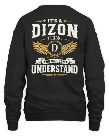 DIZON KT06-M008 It’s a [NAME] Thing – You Wouldn’t Understand | Personalized Vintage T-Shirt - Unisex Sweatshirt - Black