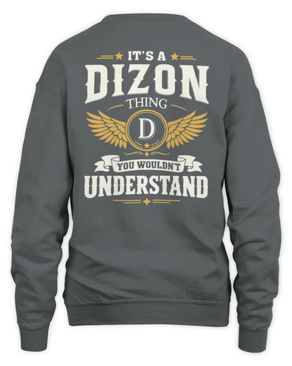 DIZON KT06-M008 It’s a [NAME] Thing – You Wouldn’t Understand | Personalized Vintage T-Shirt - Unisex Sweatshirt - Charcoal