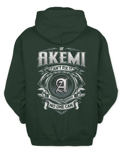 AKEMI AP81-K4-626 - Personalized Ahmed Quote Apparel “If Ahmed Can't Fix It, No One Can” - Unisex Hoodie - Forest Green