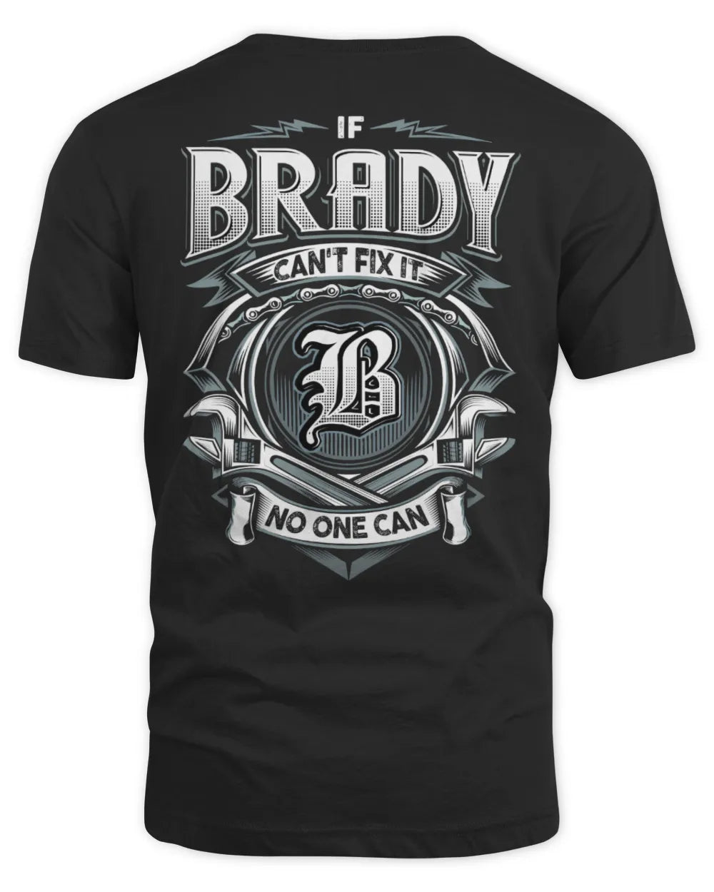 BRADY AP81-K4-626 - Personalized Ahmed Quote Apparel “If Ahmed Can't Fix It, No One Can” - Unisex Standard T-Shirt - Black