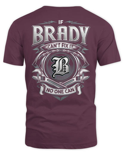 BRADY AP81-K4-626 - Personalized Ahmed Quote Apparel “If Ahmed Can't Fix It, No One Can” - Unisex Standard T-Shirt - Maroon