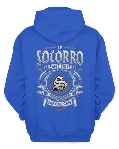 SOCORRO AP81-K4-626 - Personalized Ahmed Quote Apparel “If Ahmed Can't Fix It, No One Can” - Unisex Hoodie - Royal