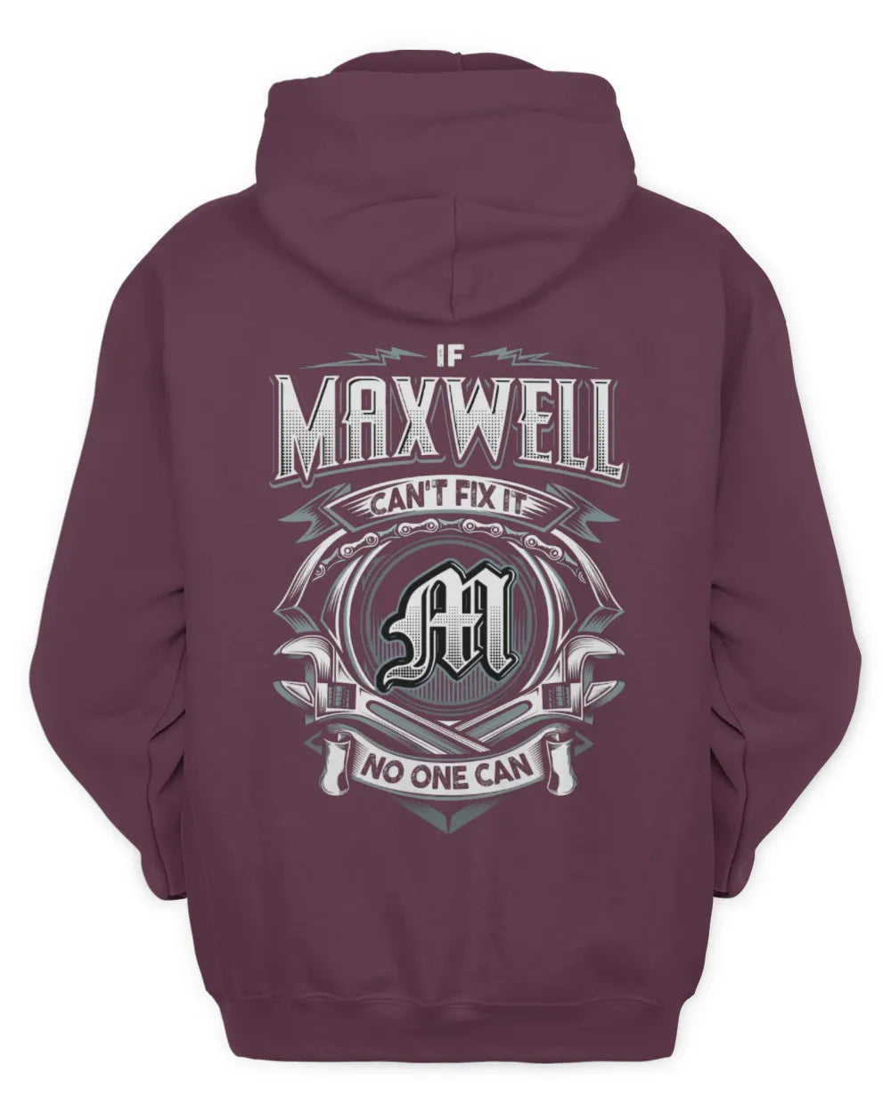 MAXWELL AP81-K4-626 - Personalized Ahmed Quote Apparel “If Ahmed Can't Fix It, No One Can” - Unisex Hoodie - Maroon
