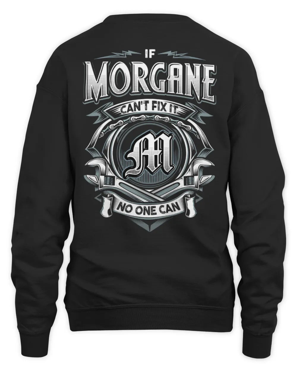 MORGANE AP81-K4-626 - Personalized Ahmed Quote Apparel “If Ahmed Can't Fix It, No One Can” - Unisex Sweatshirt - Black
