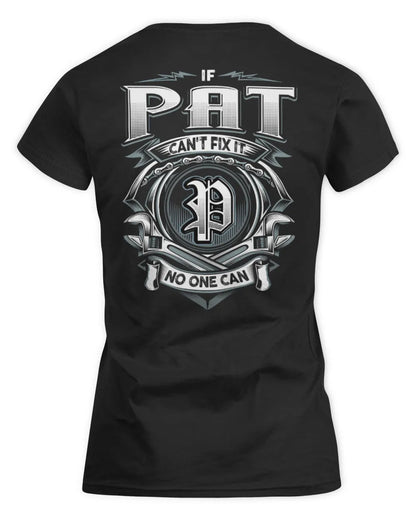 PAT AP81-K4-626 - Personalized Ahmed Quote Apparel “If Ahmed Can't Fix It, No One Can” - Women's Standard T-Shirt - Black