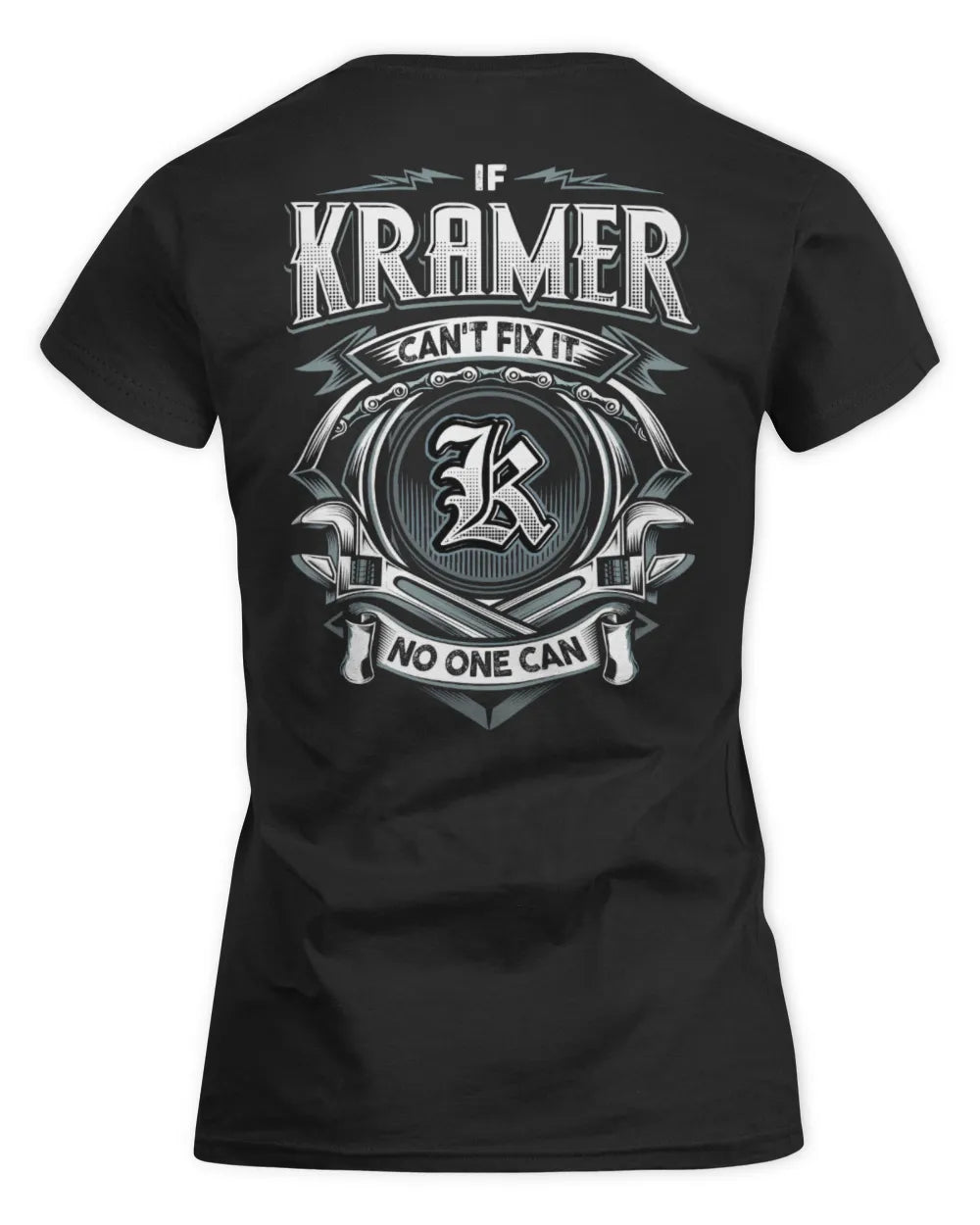 KRAMER AP81-K4-626 - Personalized Ahmed Quote Apparel “If Ahmed Can't Fix It, No One Can” - Women's Standard T-Shirt - Black