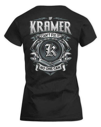 KRAMER AP81-K4-626 - Personalized Ahmed Quote Apparel “If Ahmed Can't Fix It, No One Can” - Women's Standard T-Shirt - Black