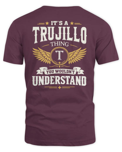 TRUJILLO KT06-M008 It’s a [NAME] Thing – You Wouldn’t Understand | Personalized Vintage T-Shirt - Unisex Standard T-Shirt - Maroon