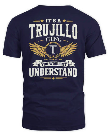 TRUJILLO KT06-M008 It’s a [NAME] Thing – You Wouldn’t Understand | Personalized Vintage T-Shirt - Unisex Standard T-Shirt - Navy