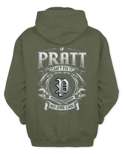 PRATT AP81-K4-626 - Personalized Ahmed Quote Apparel “If Ahmed Can't Fix It, No One Can” - Unisex Hoodie - Military Green