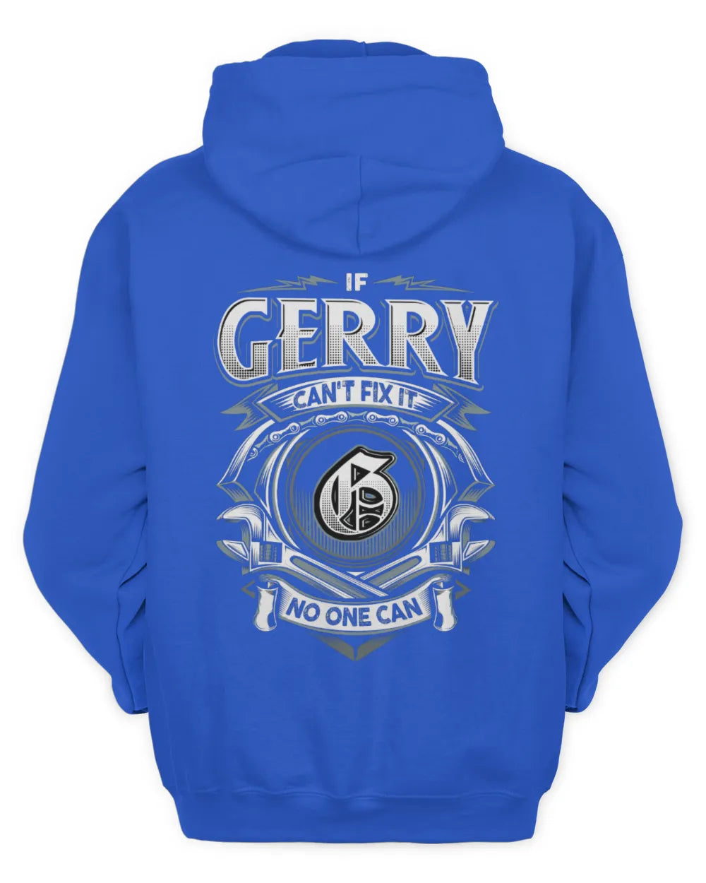 GERRY AP81-K4-626 - Personalized Ahmed Quote Apparel “If Ahmed Can't Fix It, No One Can” - Unisex Hoodie - Royal