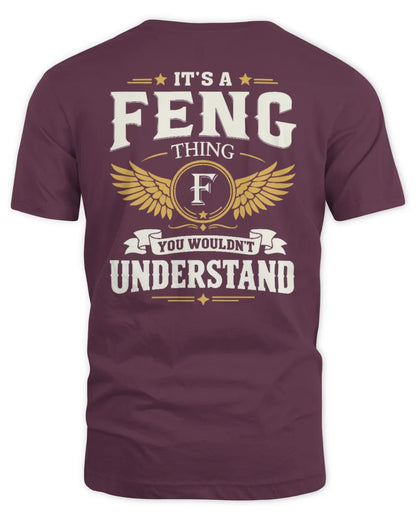 FENG KT06-M008 It’s a [NAME] Thing – You Wouldn’t Understand | Personalized Vintage T-Shirt - Unisex Standard T-Shirt - Maroon