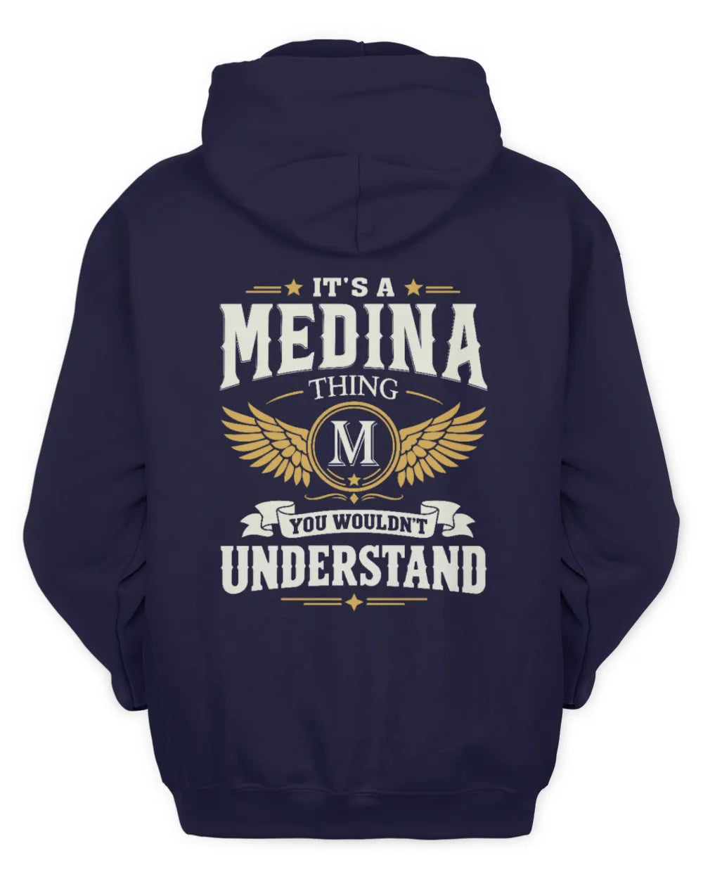 MEDINA KT06-M008 It’s a [NAME] Thing – You Wouldn’t Understand | Personalized Vintage T-Shirt - Unisex Hoodie - Navy