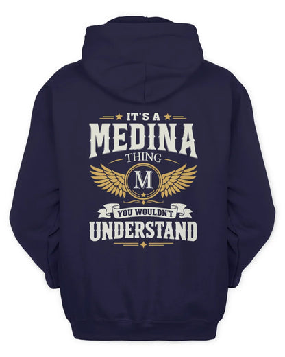 MEDINA KT06-M008 It’s a [NAME] Thing – You Wouldn’t Understand | Personalized Vintage T-Shirt - Unisex Hoodie - Navy