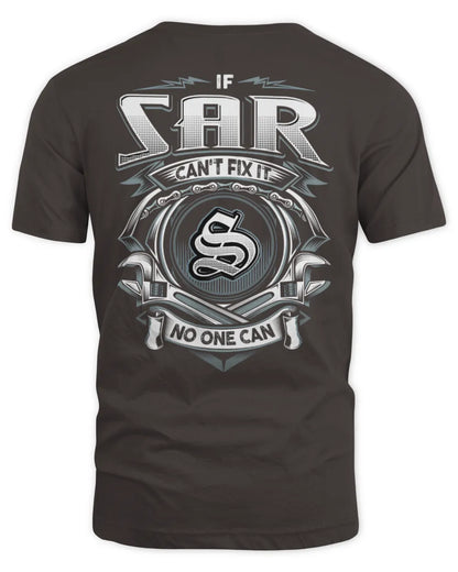SAR AP81-K4-626 - Personalized Ahmed Quote Apparel “If Ahmed Can't Fix It, No One Can” - Unisex Standard T-Shirt - Dark Chocolate