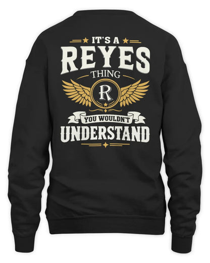 REYES KT06-M008 It’s a [NAME] Thing – You Wouldn’t Understand | Personalized Vintage T-Shirt - Unisex Sweatshirt - Black