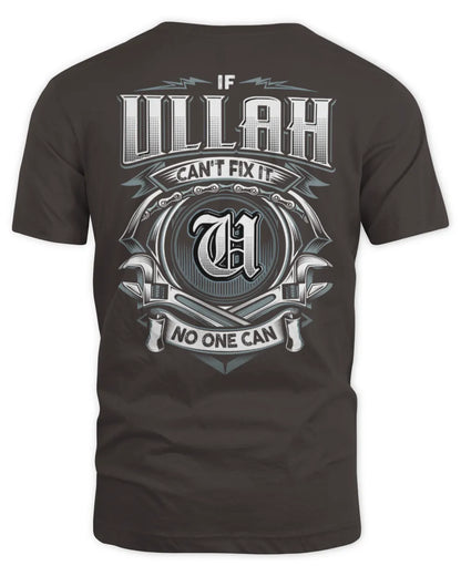 ULLAH AP81-K4-626 - Personalized Ahmed Quote Apparel “If Ahmed Can't Fix It, No One Can” - Unisex Standard T-Shirt - Dark Chocolate