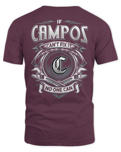 CAMPOS AP81-K4-626 - Personalized Ahmed Quote Apparel “If Ahmed Can't Fix It, No One Can” - Unisex Standard T-Shirt - Maroon