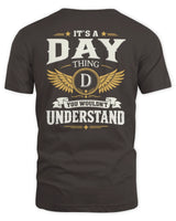 DAY KT06-M008 It’s a [NAME] Thing – You Wouldn’t Understand | Personalized Vintage T-Shirt - Unisex Standard T-Shirt - Dark Chocolate