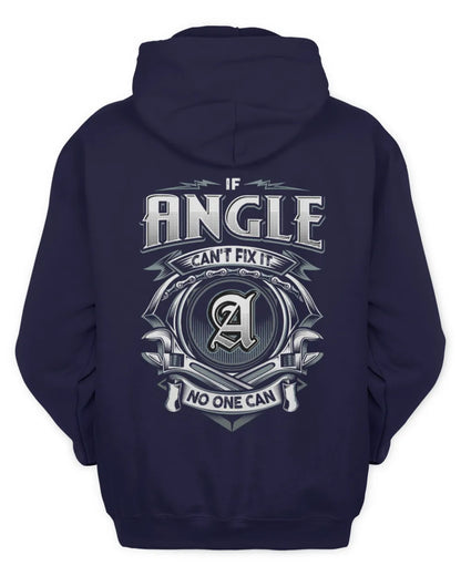 ANGLE AP81-K4-626 - Personalized Ahmed Quote Apparel “If Ahmed Can't Fix It, No One Can” - Unisex Hoodie - Navy