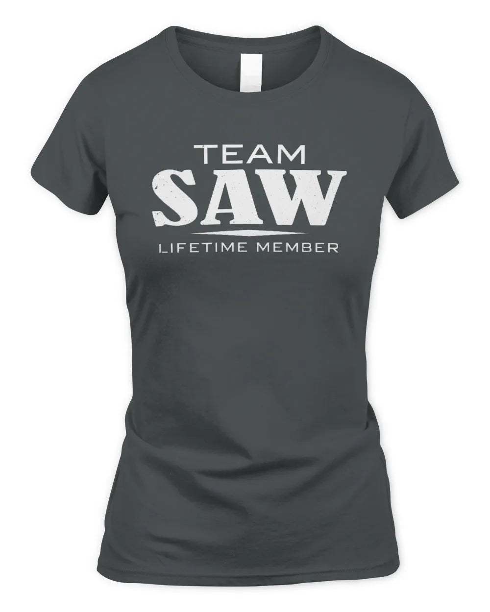 SAW BL62-K4-128 - Personalized “Team NAME Lifetime Member” - Women's Standard T-Shirt - Charcoal