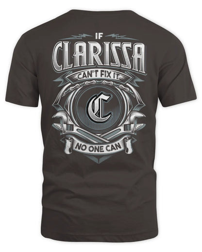 CLARISSA AP81-K4-626 - Personalized Ahmed Quote Apparel “If Ahmed Can't Fix It, No One Can” - Unisex Standard T-Shirt - Dark Chocolate