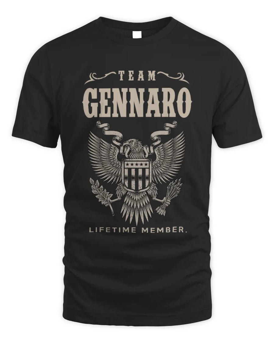 GENNARO TP06-K82 – Personalized Classic Style Apparel “Team NAME Lifetime Member”