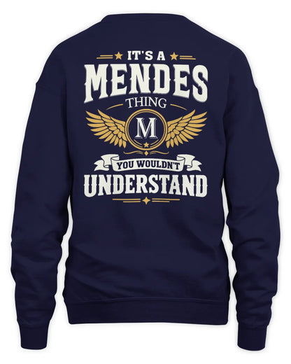 MENDES KT06-M008 It’s a [NAME] Thing – You Wouldn’t Understand | Personalized Vintage T-Shirt - Unisex Sweatshirt - Navy