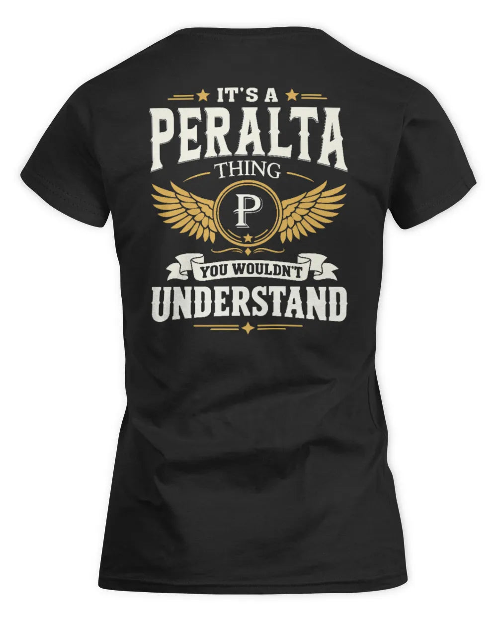 PERALTA KT06-M008 It’s a [NAME] Thing – You Wouldn’t Understand | Personalized Vintage T-Shirt - Women's Standard T-Shirt - Black