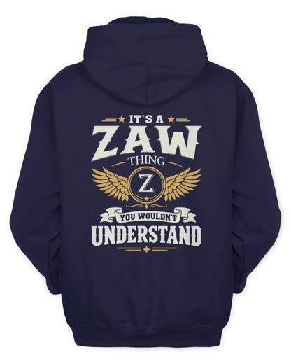 ZAW KT06-M008 It’s a [NAME] Thing – You Wouldn’t Understand | Personalized Vintage T-Shirt - Unisex Hoodie - Navy