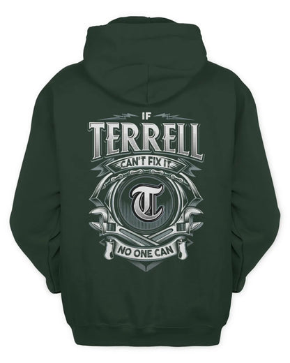 TERRELL AP81-K4-626 - Personalized Ahmed Quote Apparel “If Ahmed Can't Fix It, No One Can” - Unisex Hoodie - Forest Green
