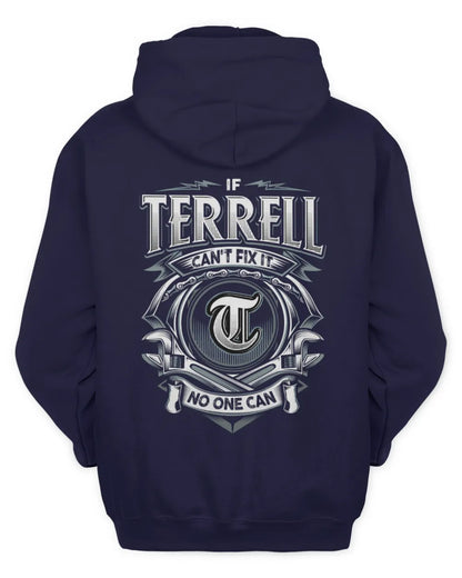 TERRELL AP81-K4-626 - Personalized Ahmed Quote Apparel “If Ahmed Can't Fix It, No One Can” - Unisex Hoodie - Navy