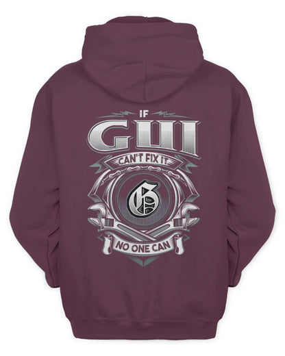 GUI AP81-K4-626 - Personalized Ahmed Quote Apparel “If Ahmed Can't Fix It, No One Can” - Unisex Hoodie - Maroon