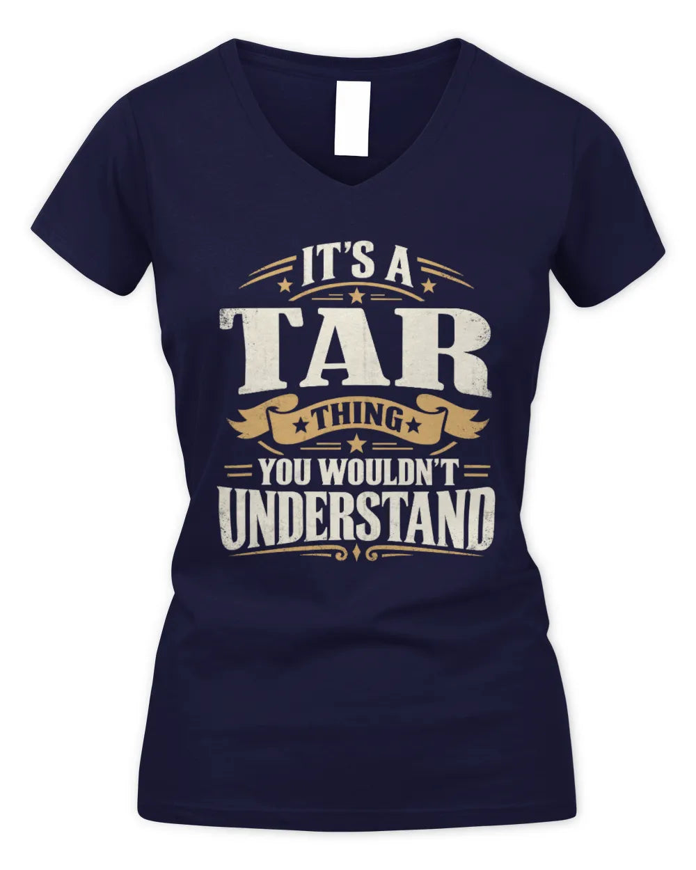 TAR P08 TH51 - Personalized “It’s a/an [NAME] Thing – You Wouldn’t Understand” Shirt - Women's V-Neck T-Shirt - Navy