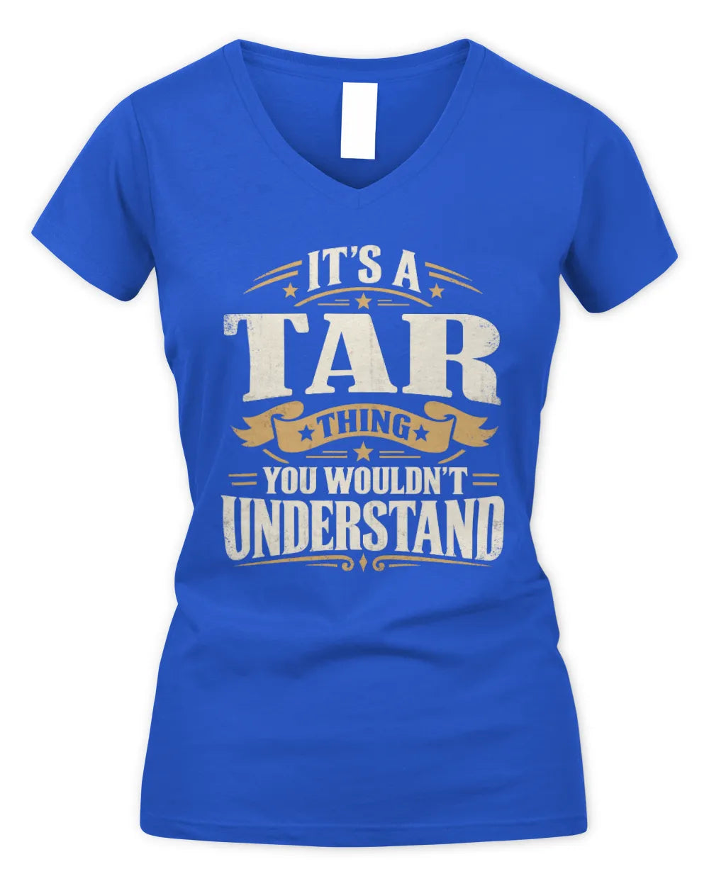 TAR P08 TH51 - Personalized “It’s a/an [NAME] Thing – You Wouldn’t Understand” Shirt - Women's V-Neck T-Shirt - Royal