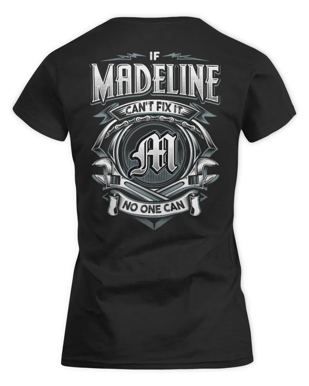 MADELINE AP81-K4-626 - Personalized Ahmed Quote Apparel “If Ahmed Can't Fix It, No One Can” - Women's Standard T-Shirt - Black
