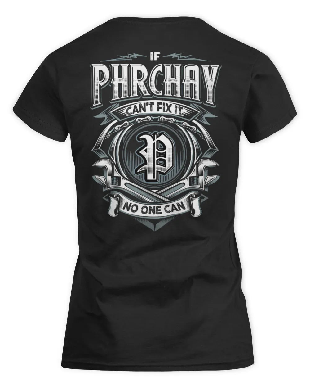PHRCHAY AP81-K4-626 - Personalized Ahmed Quote Apparel “If Ahmed Can't Fix It, No One Can” - Women's Standard T-Shirt - Black