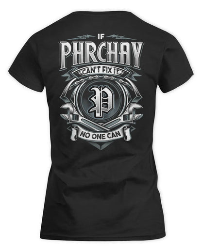 PHRCHAY AP81-K4-626 - Personalized Ahmed Quote Apparel “If Ahmed Can't Fix It, No One Can” - Women's Standard T-Shirt - Black